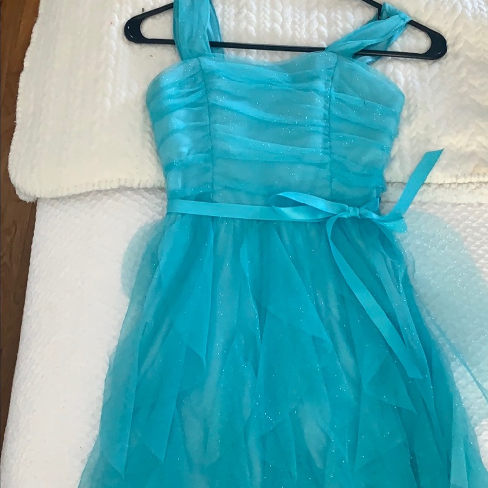 Blue sparkly dress